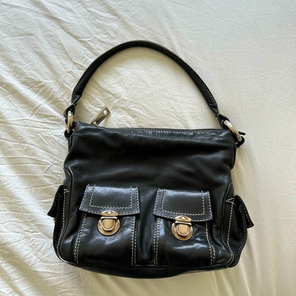 Marc Jacobs Handbags - Marc Jacobs Blake Y2K black leather hobo handbag with pockets